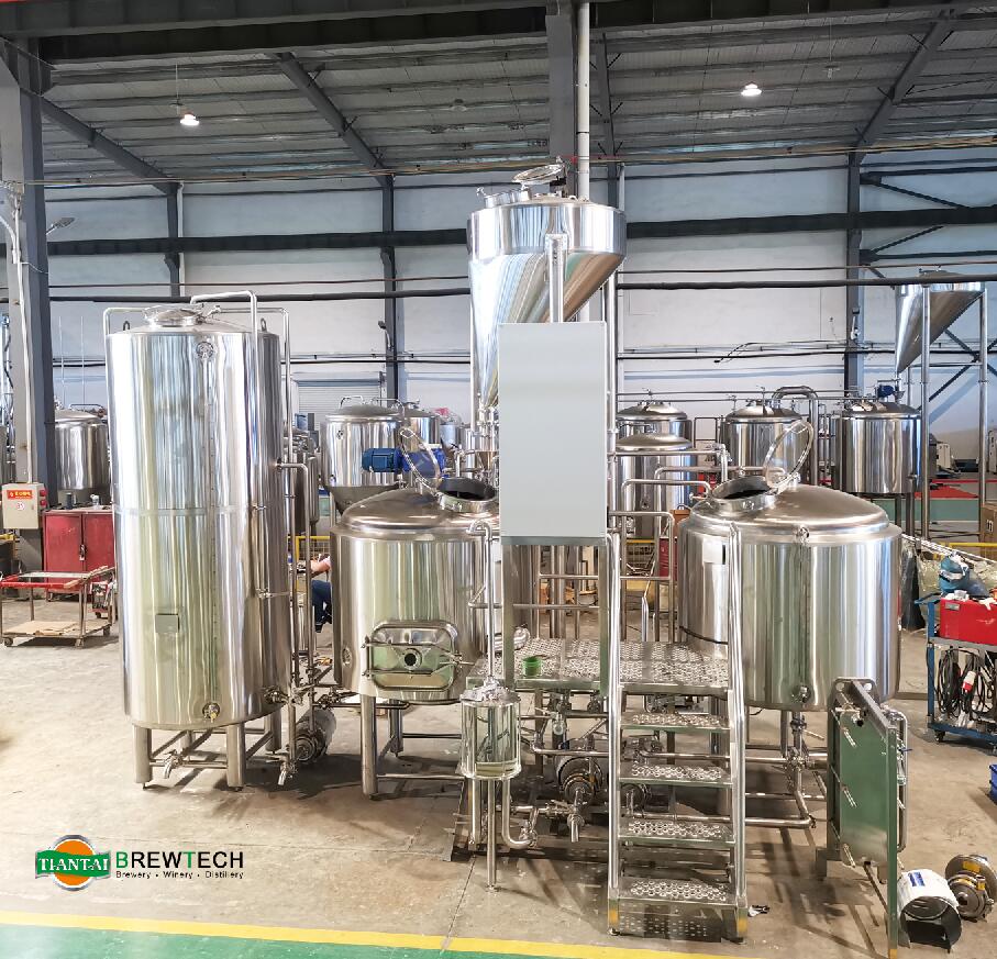 1000L commercial stainless steel brew kettle beer brewing system