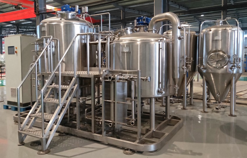 1000L used brewery equipment on sale | TianTai® 2-150HL brewery ...